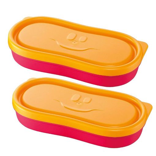 Picture of MAPED SNACK BOX 2 PACK RED/YELLOW